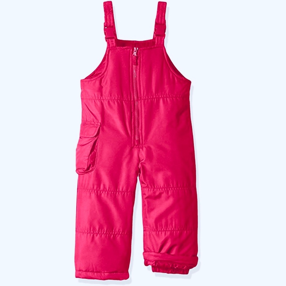 London Fog Kids Pink Snow Bib